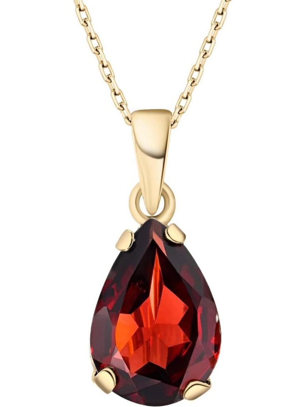Gold Plated Birthstone Pendant Necklace for Women | Dainty Jewelry Gift